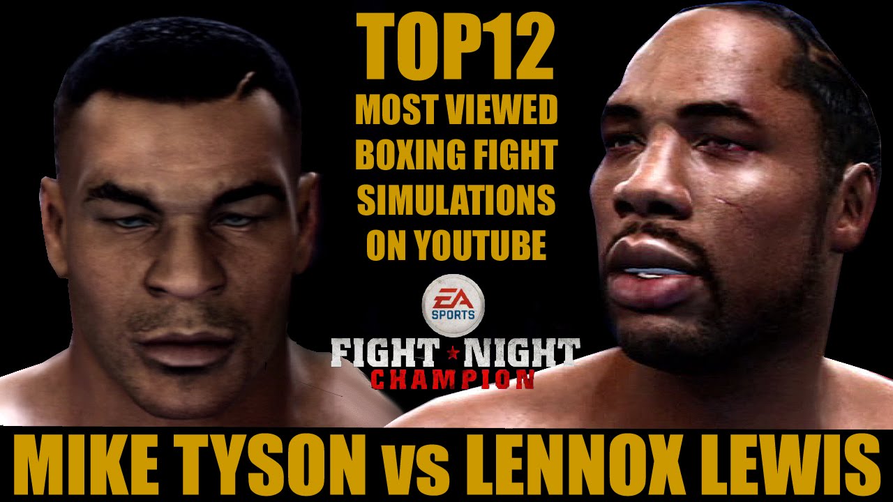 Mike Tyson vs Lennox Lewis | Top12 Most Viewed Boxing Fight Simulations [Fight Night Champion]