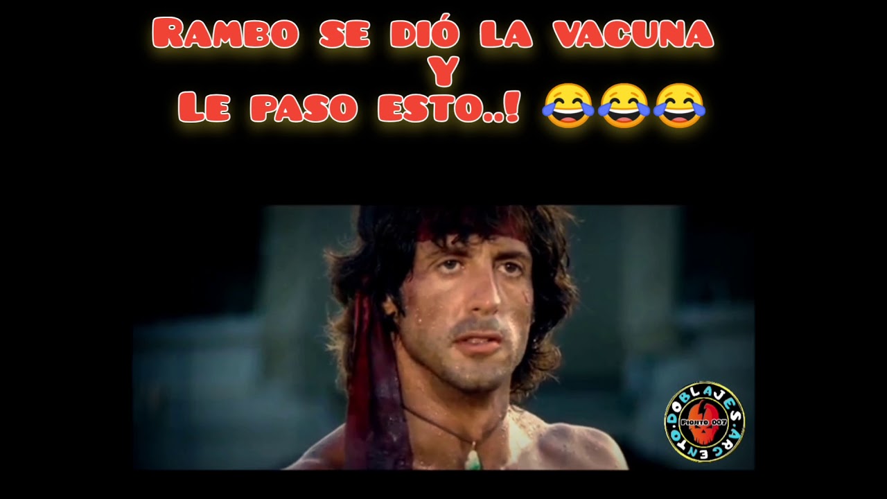 rambo se di&oacute; la vacuna y le paso esto..!