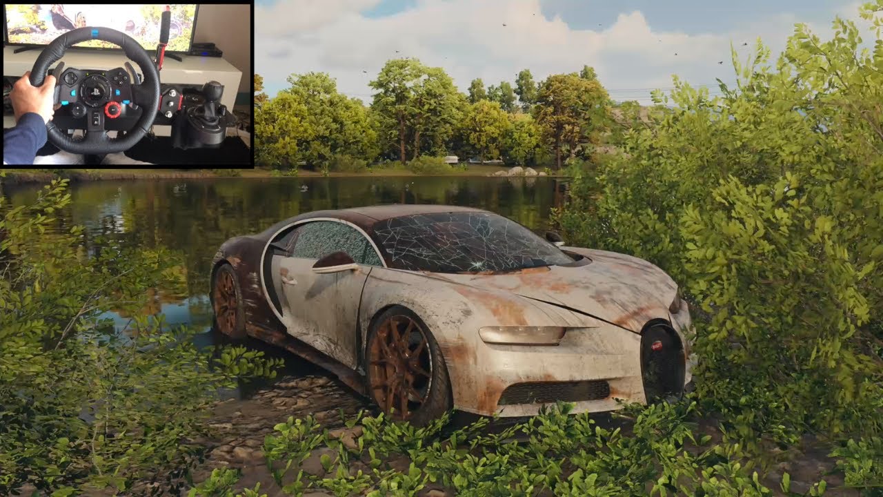 NFS Unbound Rebuilding a Bugatti Chiron - Logitech G29 gameplay