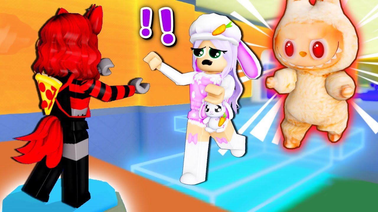 ПОБЕГ ОТ ЗЛОГО ЛАБУБУ С МУДИО! (Roblox)