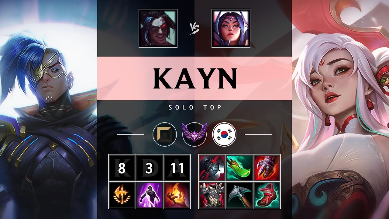 Kayn Top vs Irelia - KR Master Patch 25.05
