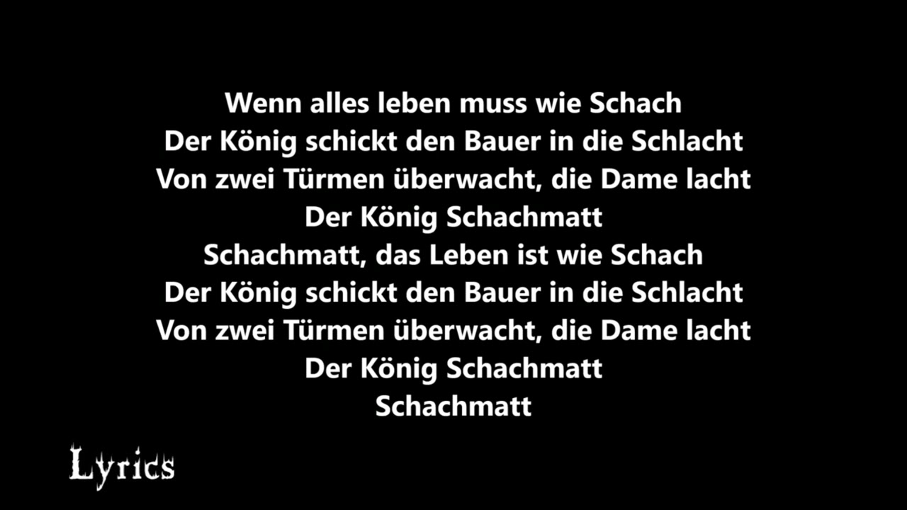 CAPITAL BRA x KOOL SAVAS - SCHACH MATT [Lyrics_Songs]