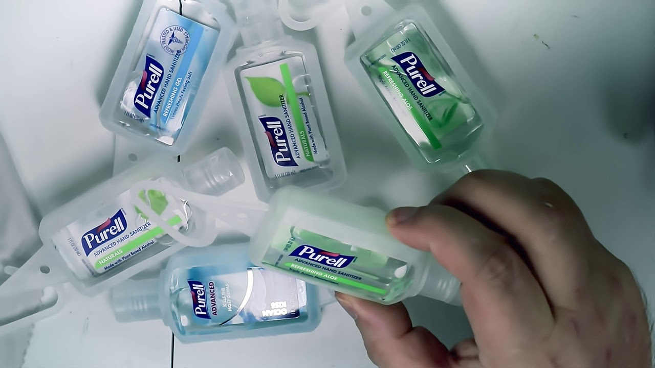 PURELL Advanced Hand Sanitizer Portable Bottles