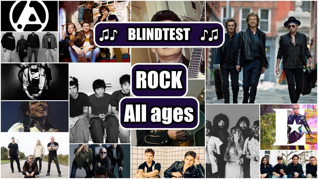 BLINDTEST - ROCK - All ages (guess the song quiz)