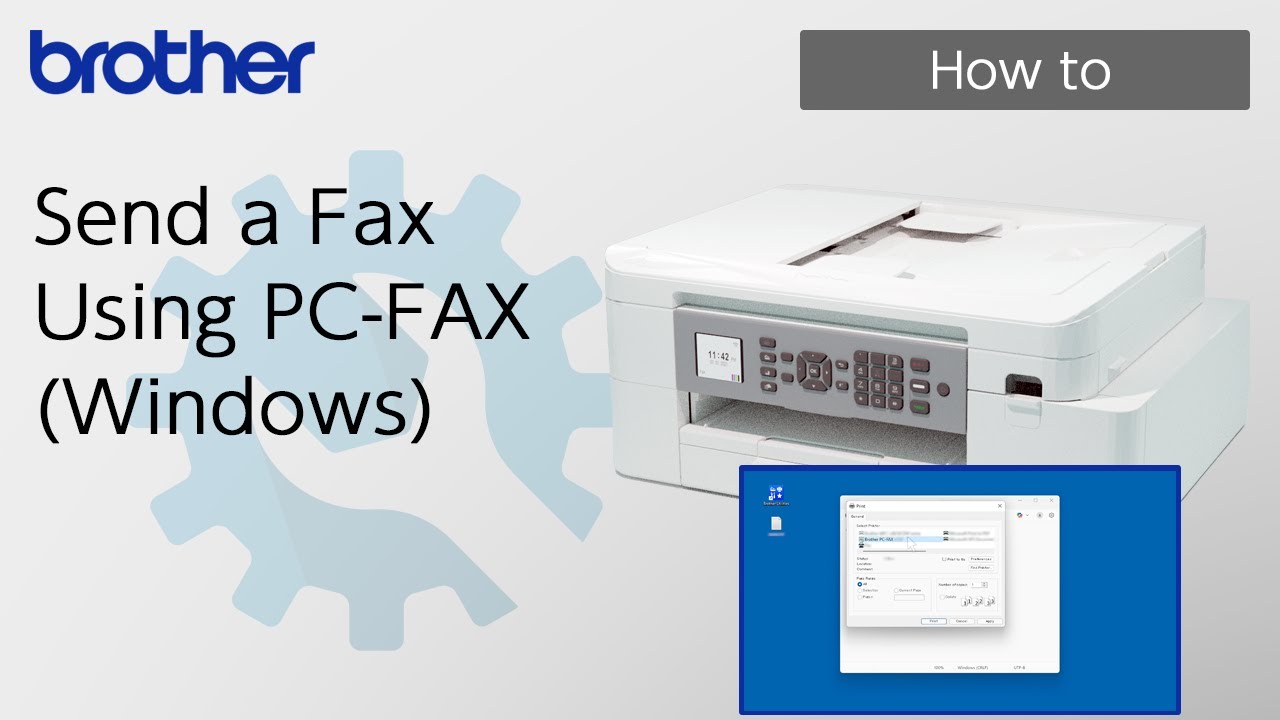 Send a Fax Using PC-FAX (Windows)[Brother Global Support]