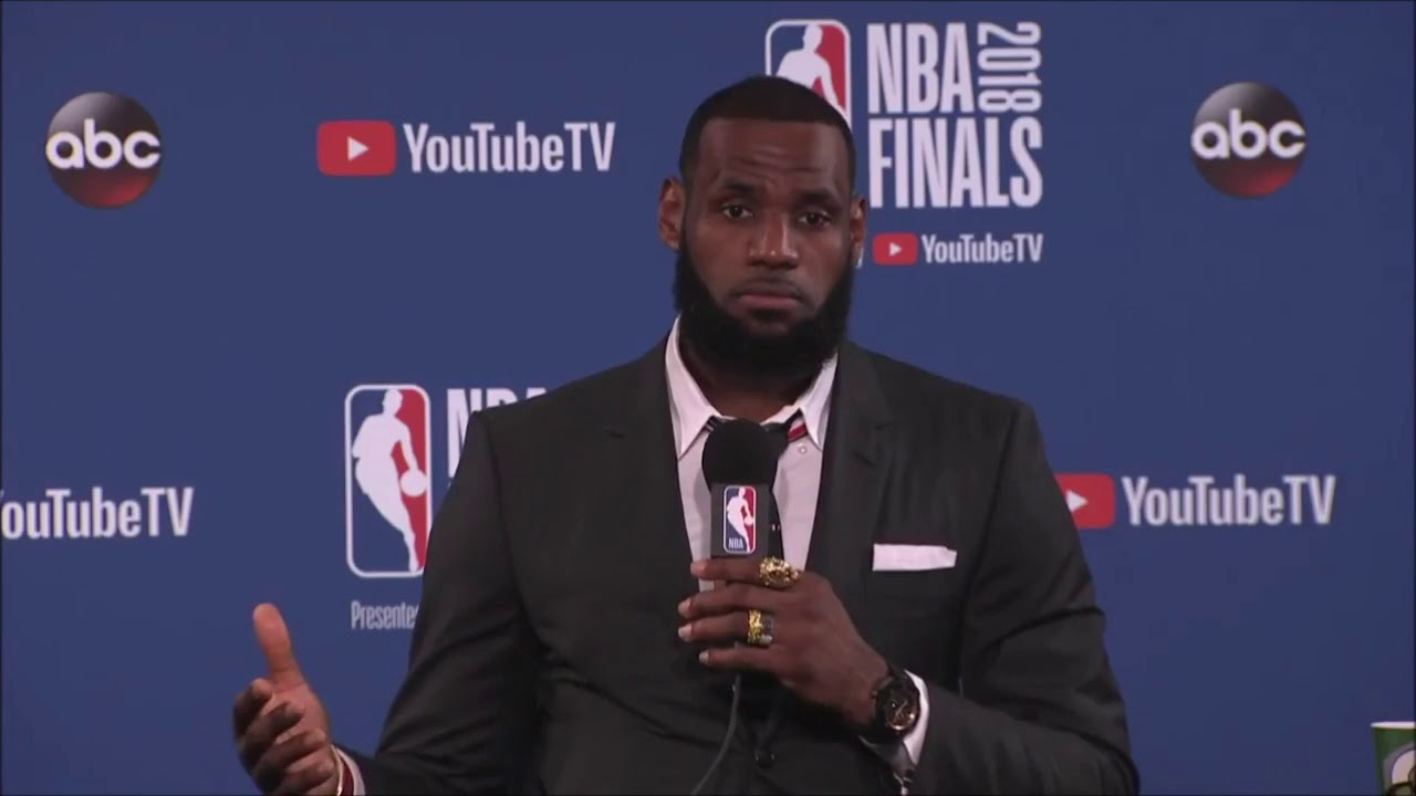 Lebron James Frustrated With JR Smith Questions and Leaves Post Game Interview
