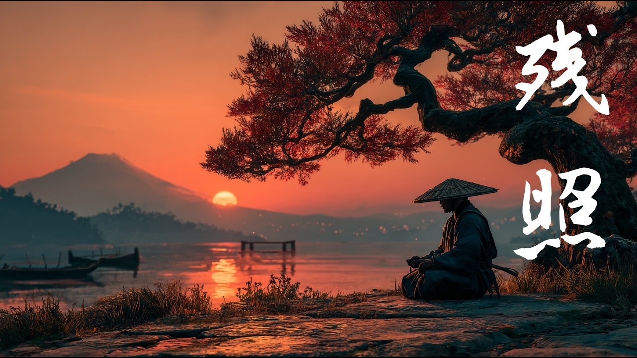 [ZANSHO] Afterglow – 残照 | Japanese Zen Music | relax think study work 🌄