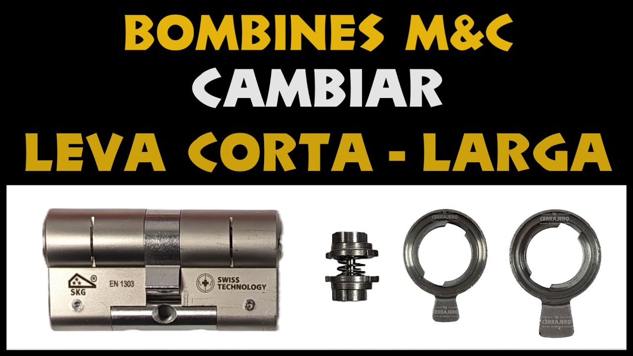 BOMBIN M&C CAMBIAR LEVA CORTA [COMO CAMBIAR LEVA BOMBINES M&C] Desmontar Bombin CONDOR - MOVE