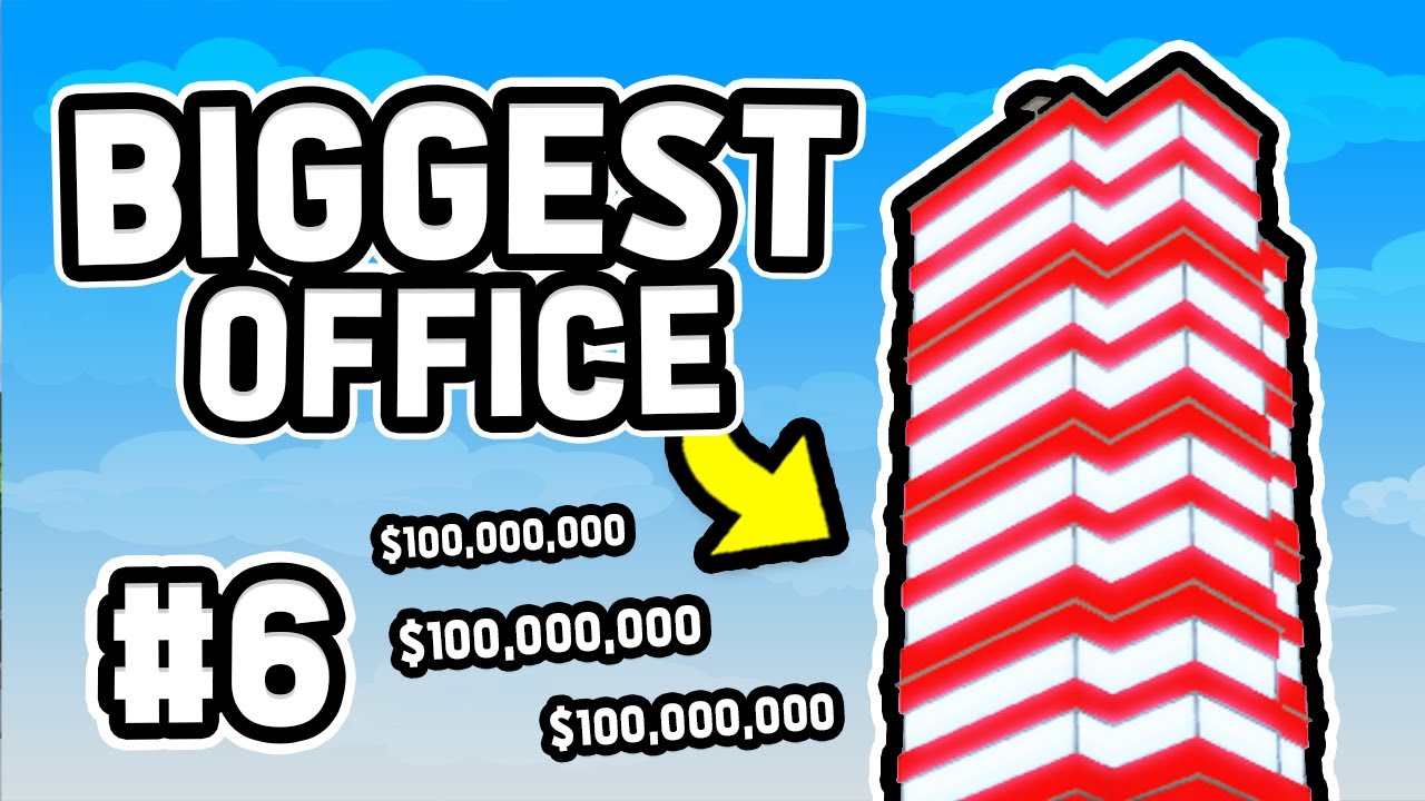 Покупка САМОГО БОЛЬШОГО ОФИСА в Roblox Online Business Simulator 3 #6