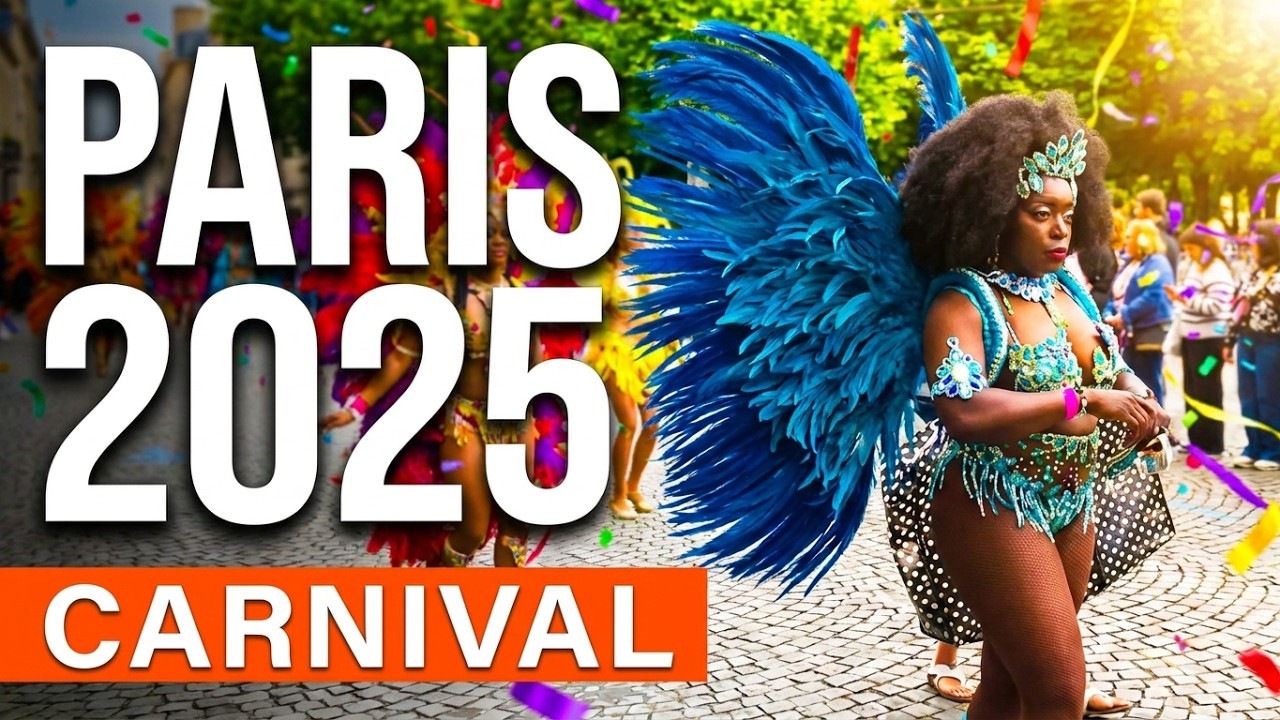 Paris Tropical Carnival 2025 Walking Tour Colorful Parade Music Festival (Best parts)