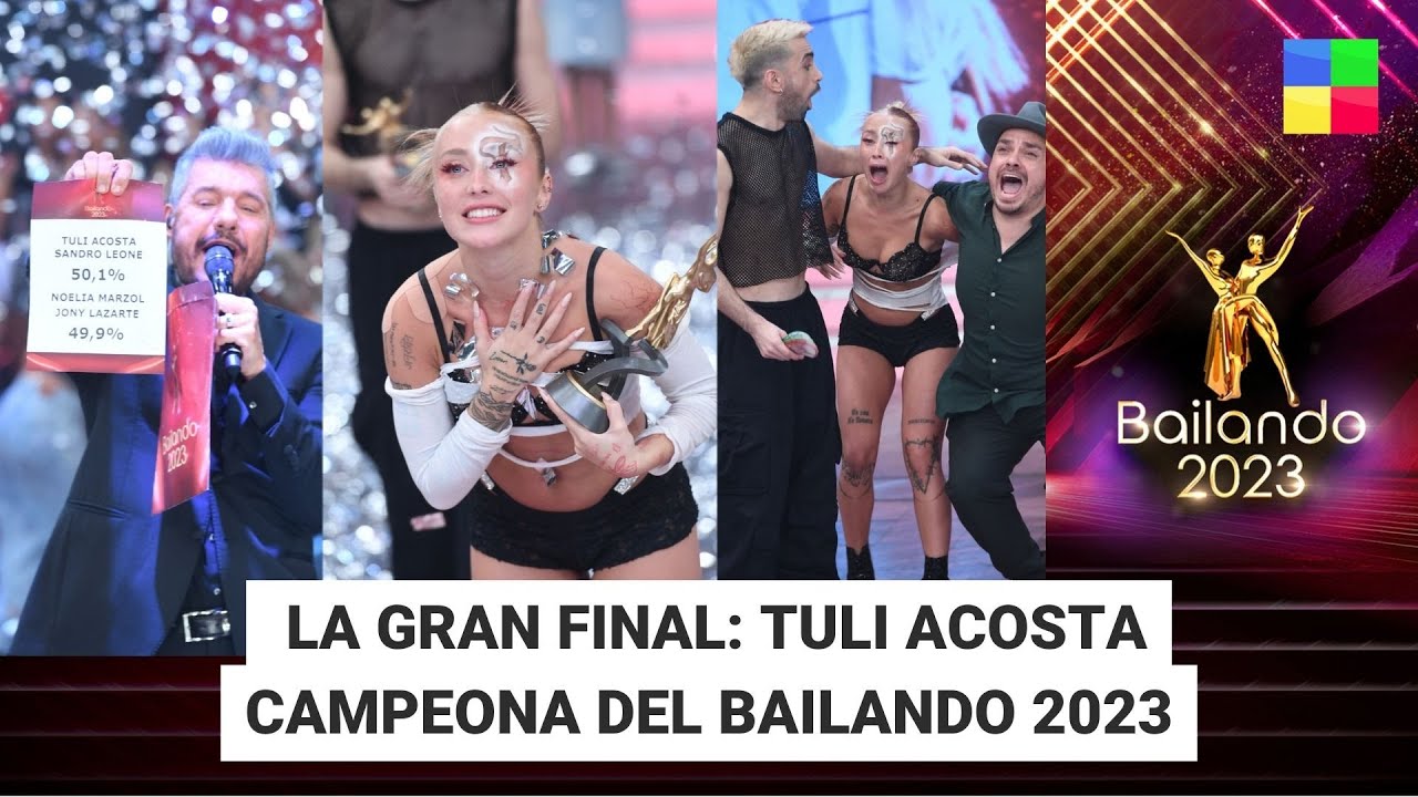 LA FINAL DEL BAILANDO 2023: TULI ACOSTA CAMPEONA 🏆 #Bailando2023 | Programa completo (29/01/24)