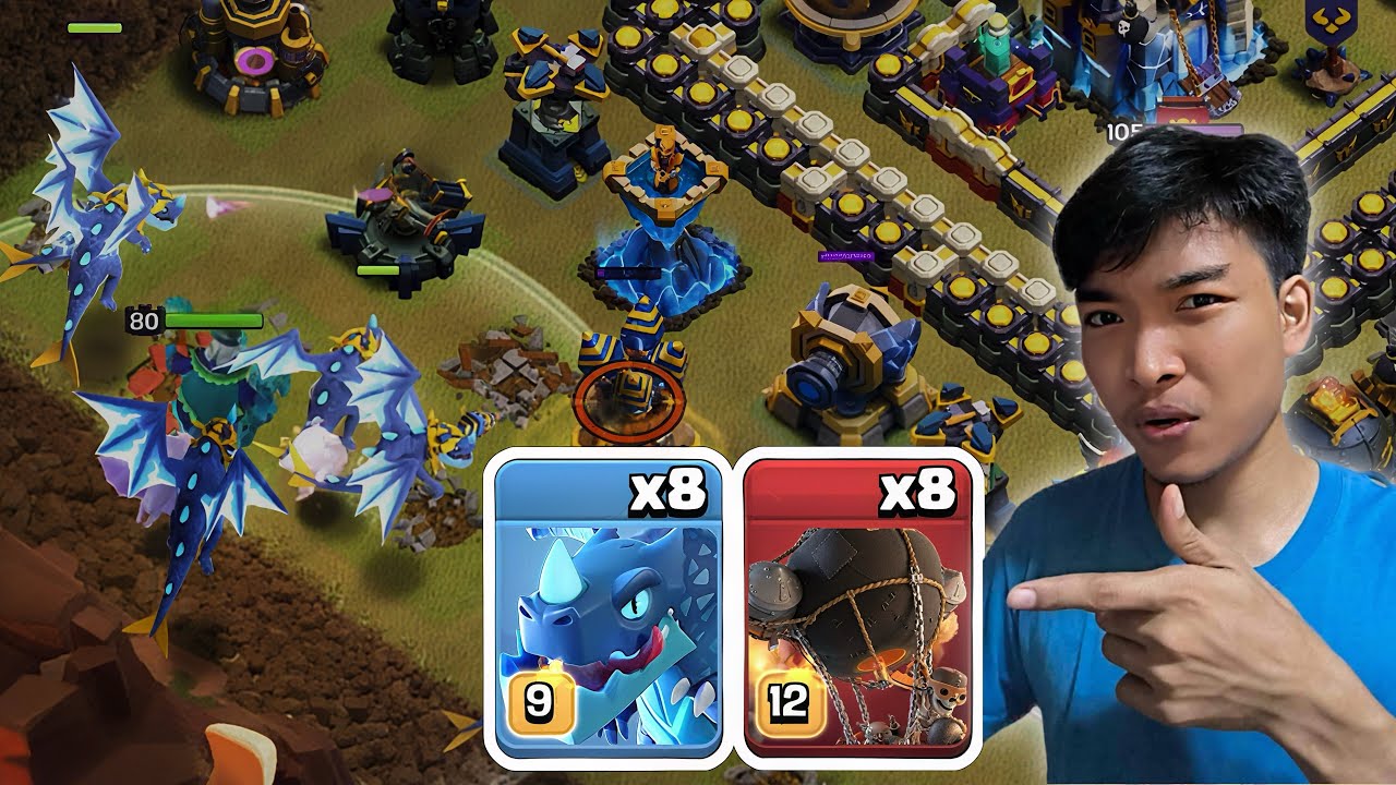 Puro E-DRAG attack naman ang ginamit ko sa war