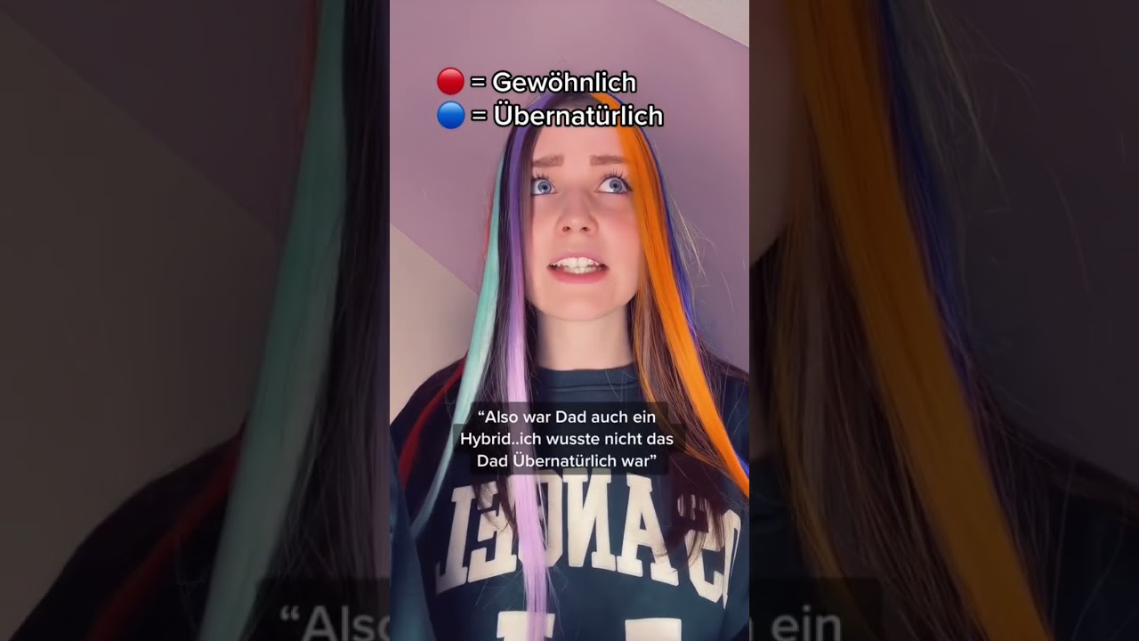 Part 3❤️ #pov : Jeder bekommt eine Haarstr&auml;hne, rot = Gew&ouml;hnlich blau = &Uuml;bernat&uuml;rlich #shorts