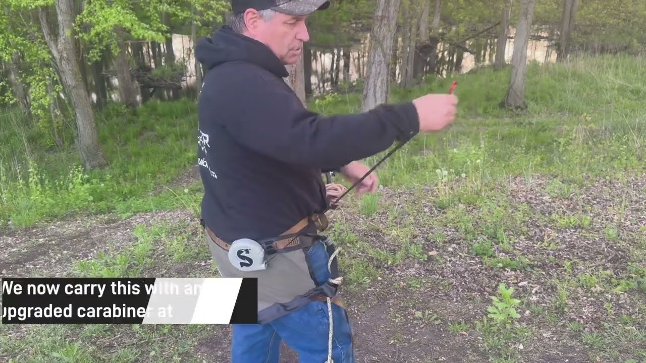 Optimize your saddle hunting setup with the Quick Climber