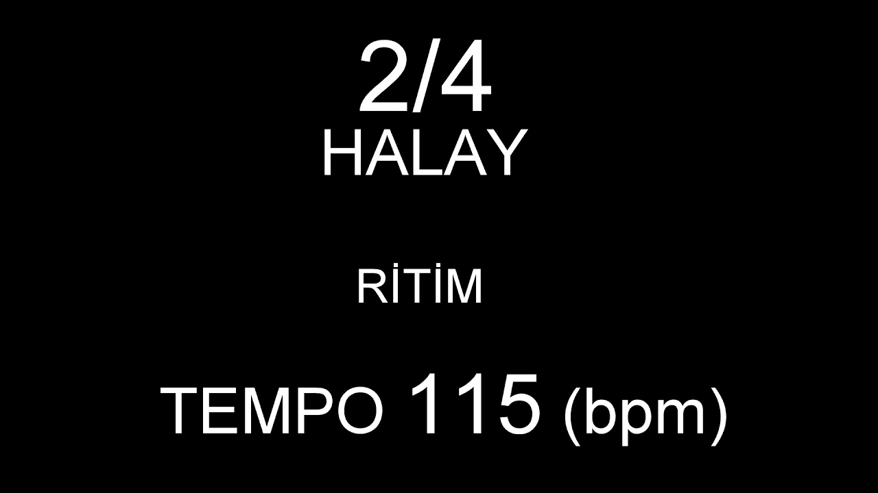 2/4 halay ritim.(metronom 115)