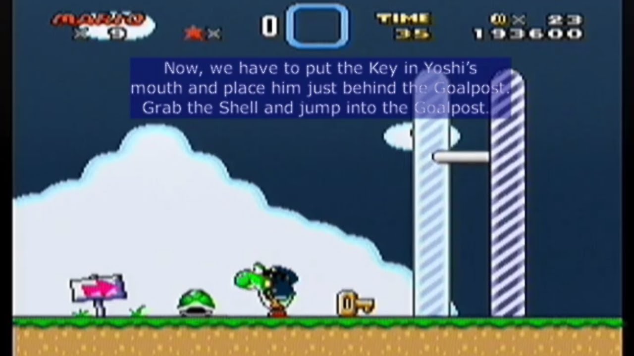 SMW ǀ Unintended Exits ǀ Funky, secret exit (100th Exit) [RTA]