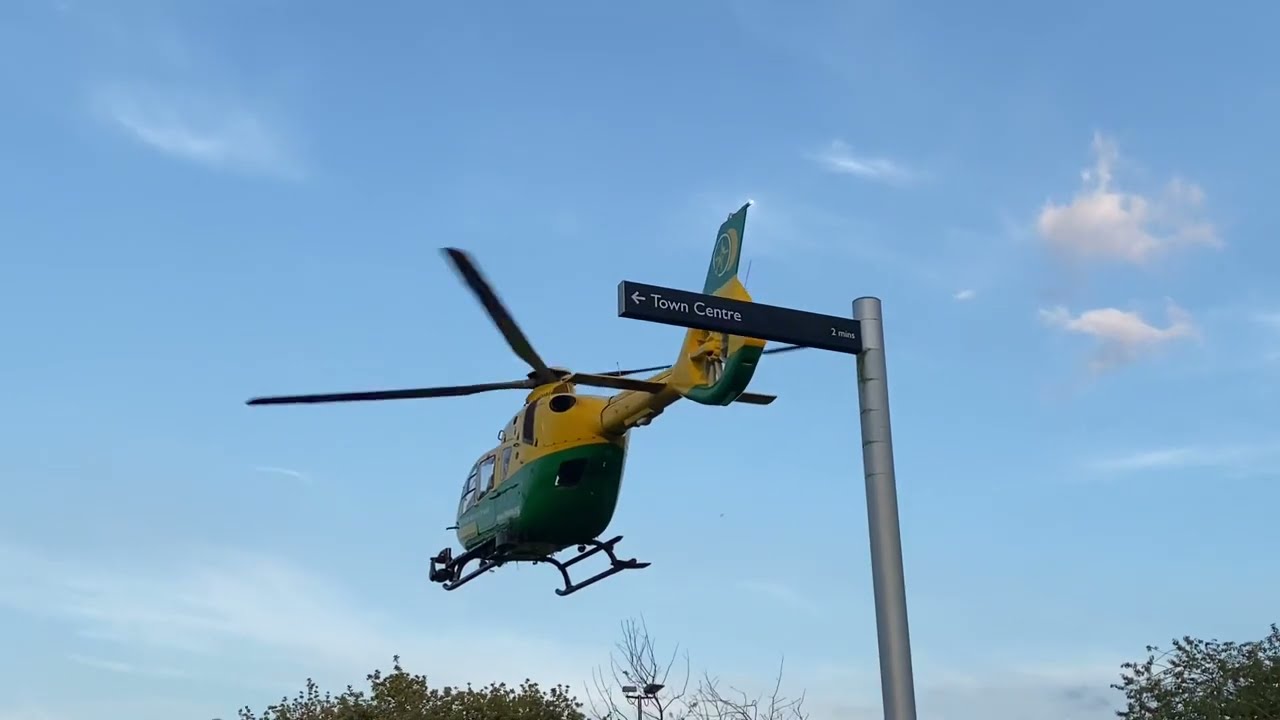 Hampshire and IOW Air Ambulance Take Off