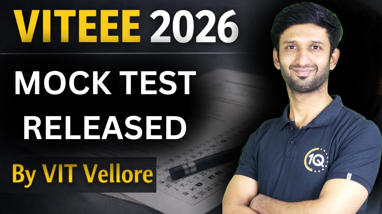 VITEEE 2026: Official Paper Released by VIT Vellore😱 Biggest Update!