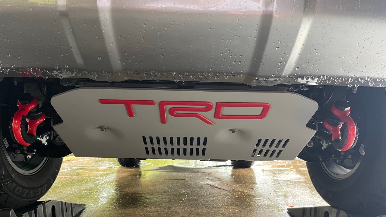 How to install TRD skid plate on 5th gen Toyota 4Runner