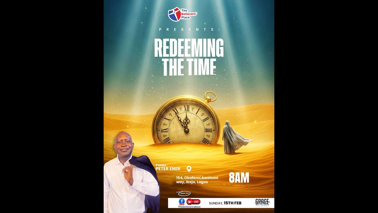 Sunday Service -Redeeming the time - Rev Peter Ener 15/2/2026 contd.