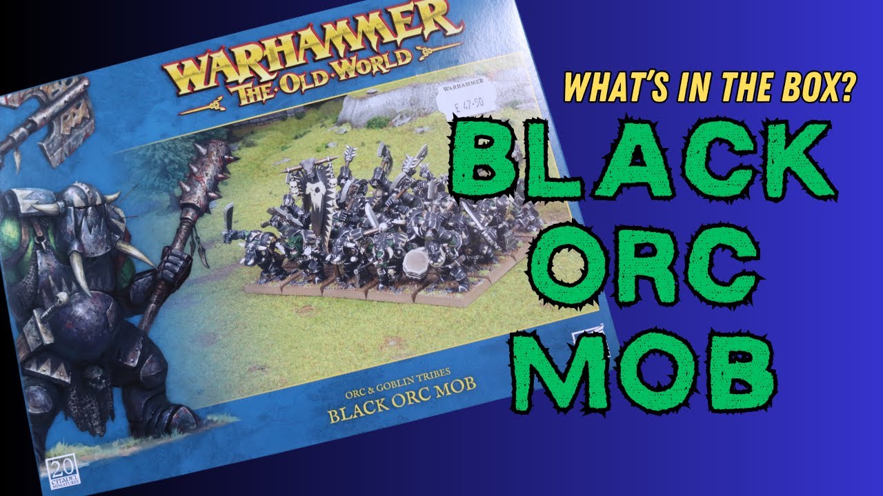 BLACK ORC MOB BOX | WARHAMMER THE OLD WORLD