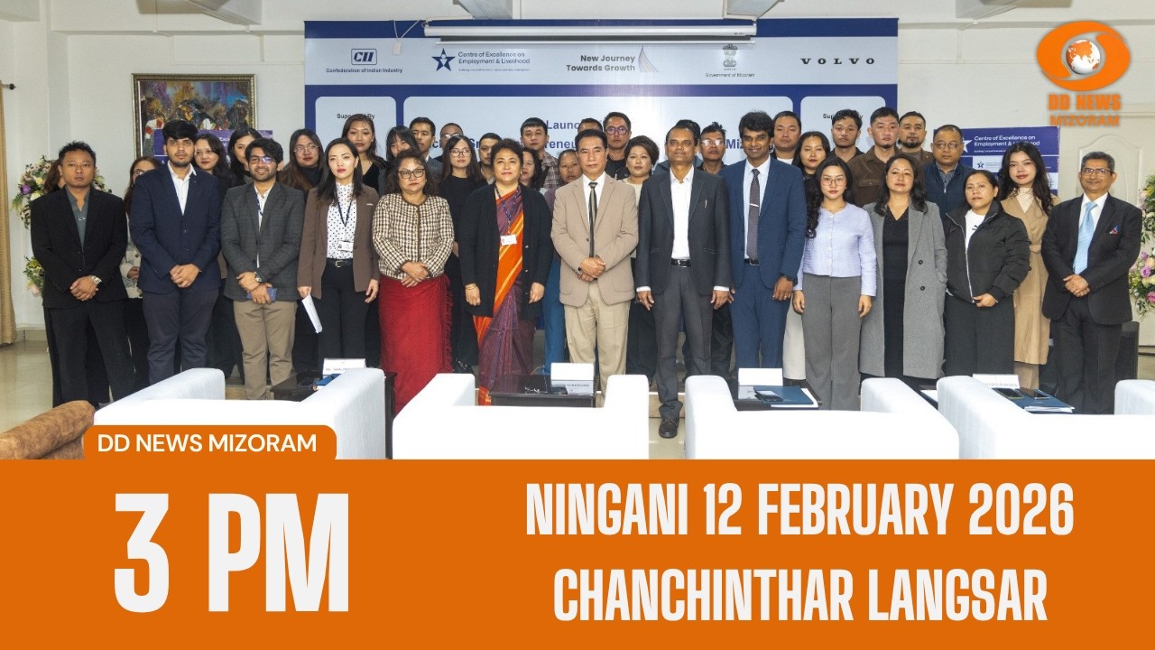 DD News Mizoram Chanchinthar Langsar | 12 February 2026 | 3:00 PM