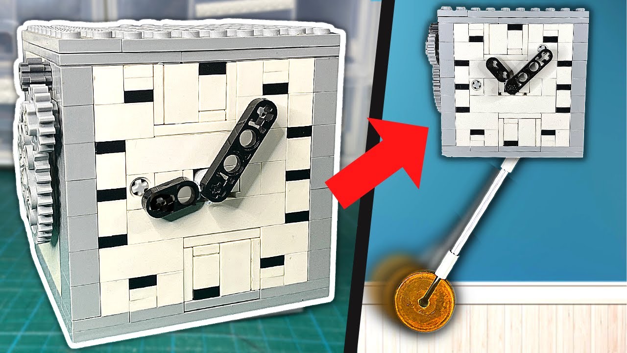 Делаем работающие маятниковые часы из LEGO!!