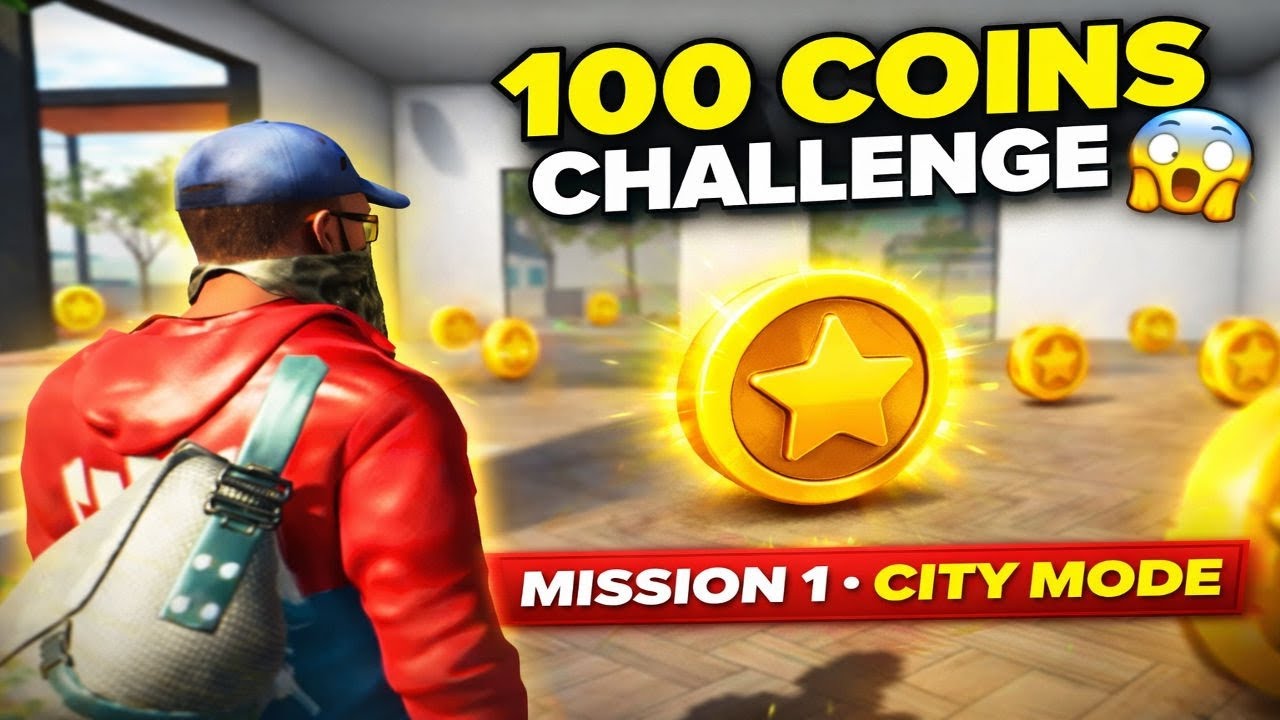 100 Coins Challenge 😱 | Mission 1 City Mode | Kya Main Sab Collect Kar Paya? 🪙🔥