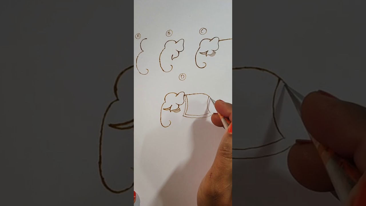 Poonam Mehendi Designer  Navratri Day 2  Elephant Design for Mehendi Artist.