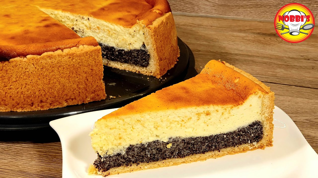 Weltbester, saftiger Mohn Käsekuchen, Mohnkuchen Rezept