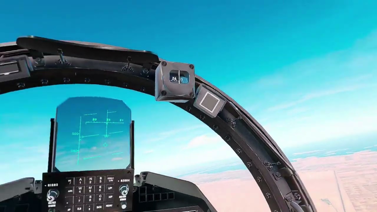 Попытка выполнения задачи ПВО истребителя F-15EX (обернулась катастрофой) | DCS