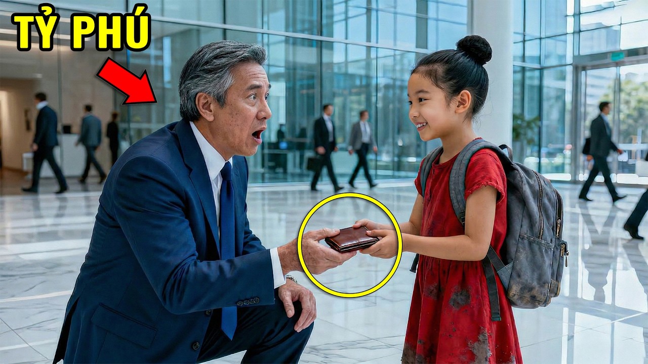 Cô bé nghèo trả lại ví cho tỷ phú — không ngờ quyết định đó khiến cuộc đời em thay đổi mãi mãi!