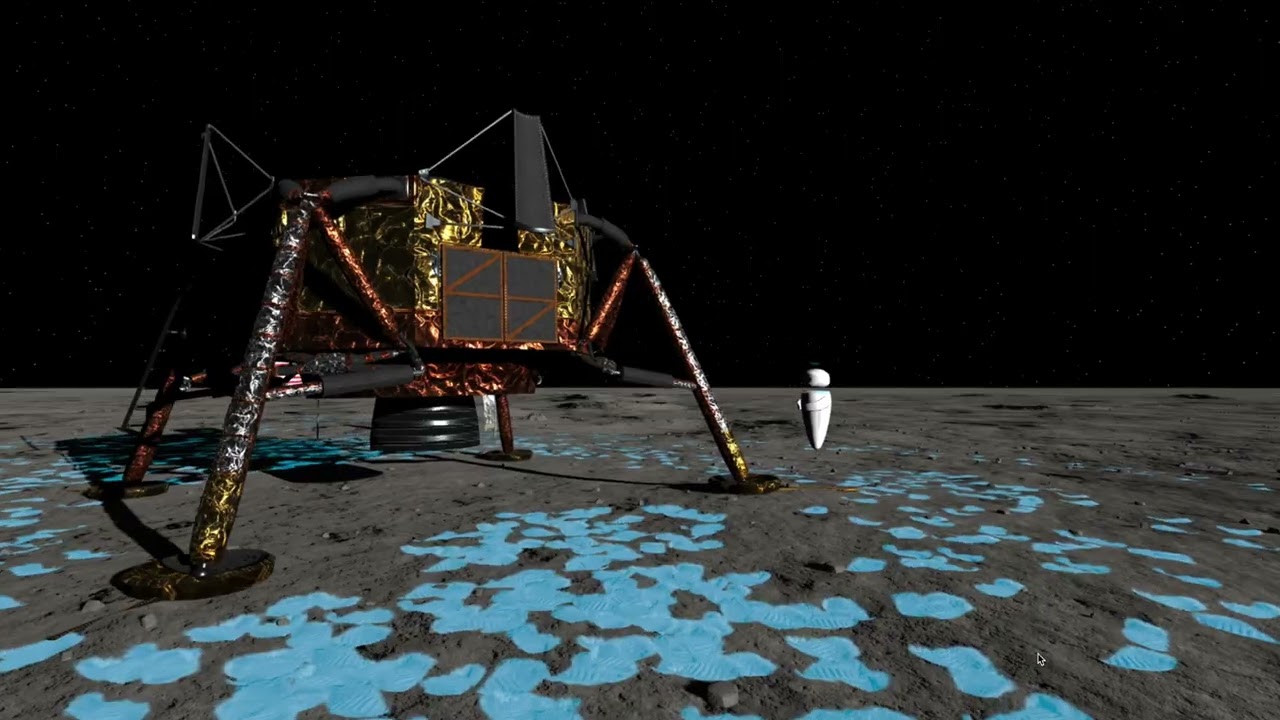 Virtual Moon's Apollo 11 Tranquility Base educational VR experience in Ecoverse