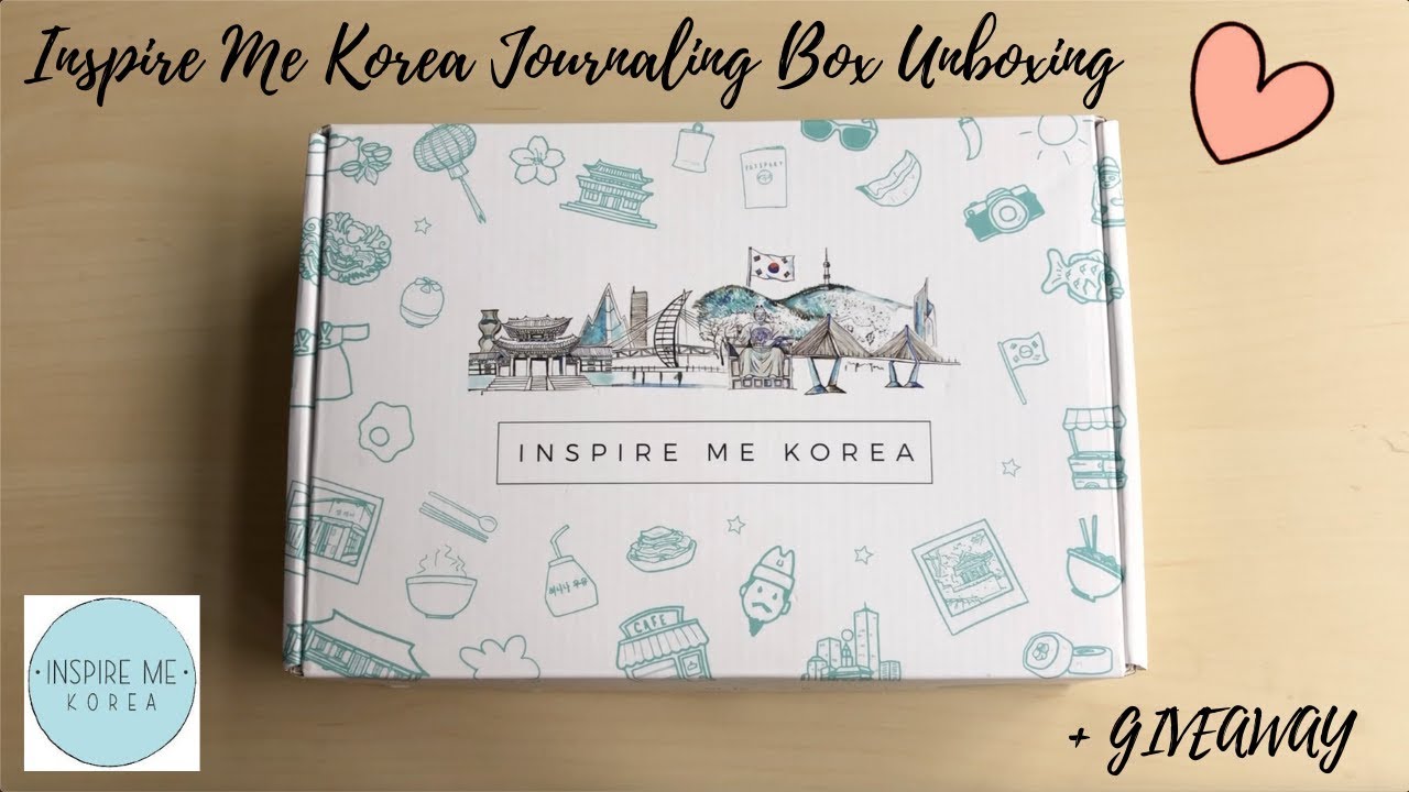 Unboxing Inspire Me Korea JOURNALING Box + Giveaway!!
