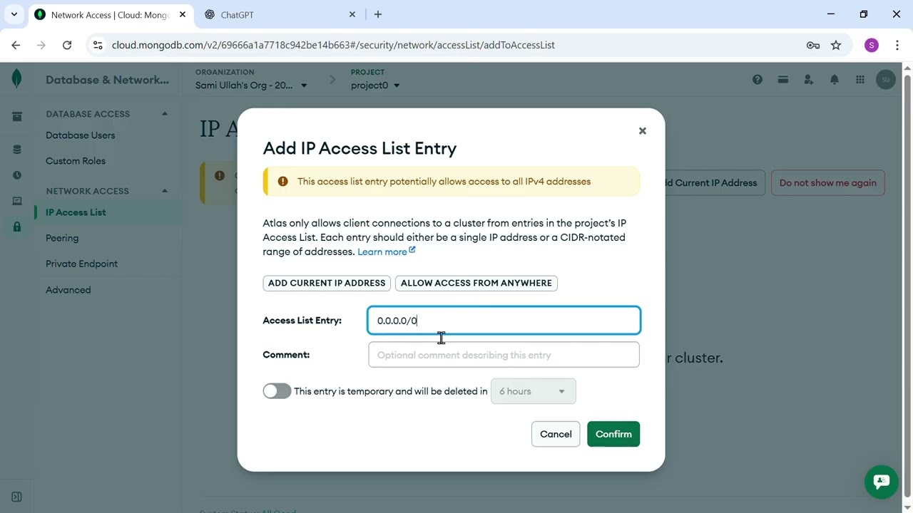 How to Connect a Retool Table to MongoDB Atlas | Cloud Computing Project