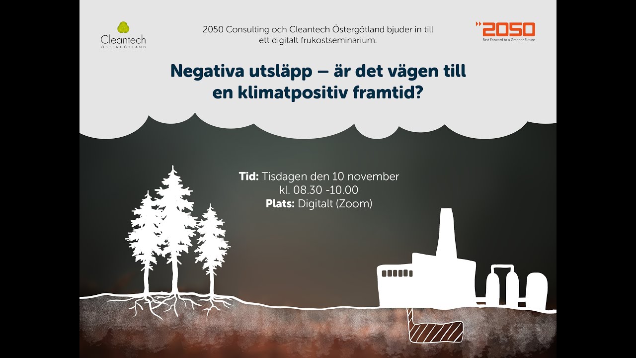Negativa utsl&auml;pp - &auml;r det v&auml;gen till en klimatpositiv framtid?
