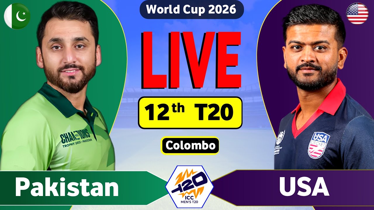 PAK vs USA Live Match Today | Pakistan vs USA, T20 World Cup Live Score & Commentary | PAK BAT