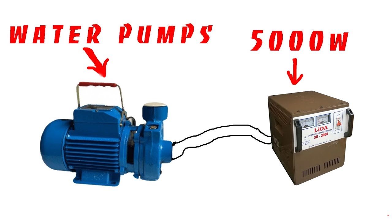 C&aacute;ch Để Biến M&aacute;y Bơm Nước Th&agrave;nh M&aacute;y Ph&aacute;t Điện 5000w Chế Tạo Hay