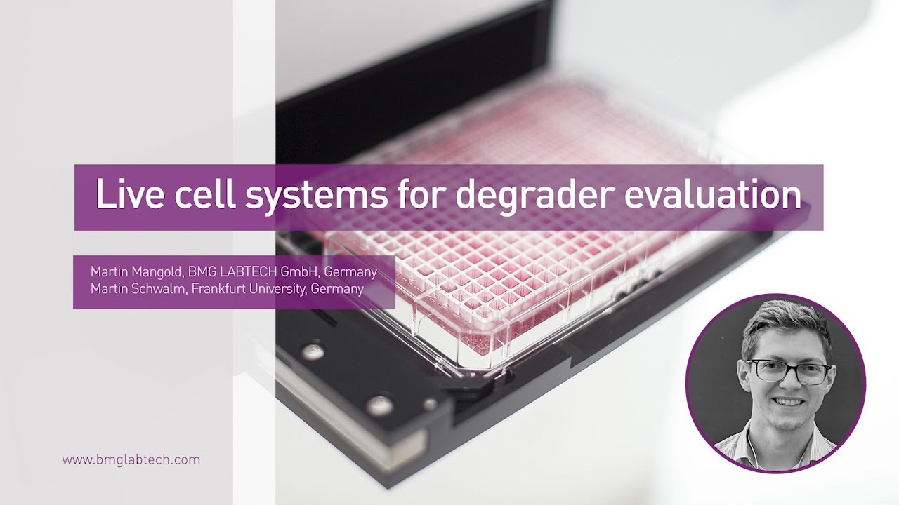 Scientific talk:  Live cell systems for degrader evaluation with Martin Schwalm & Martin Mangold