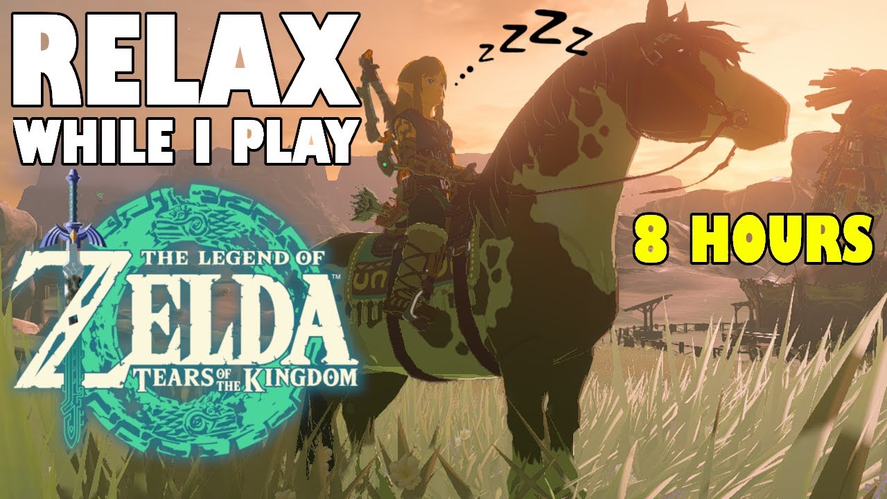 8 Hours of Cozy Tears of the Kingdom Gameplay – No Commentary, Relax, Sleep, Study