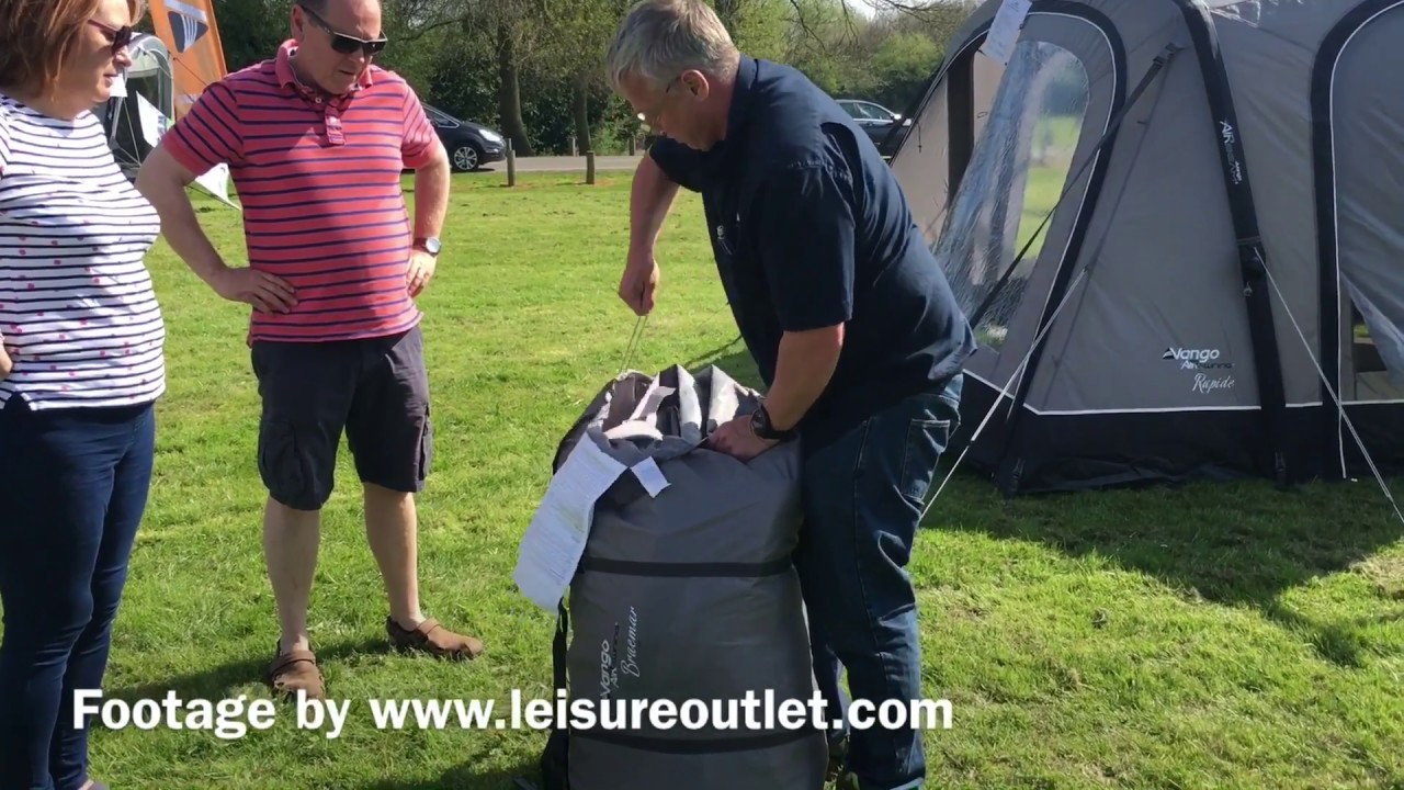 Packing Away a Vango Awning or Tent