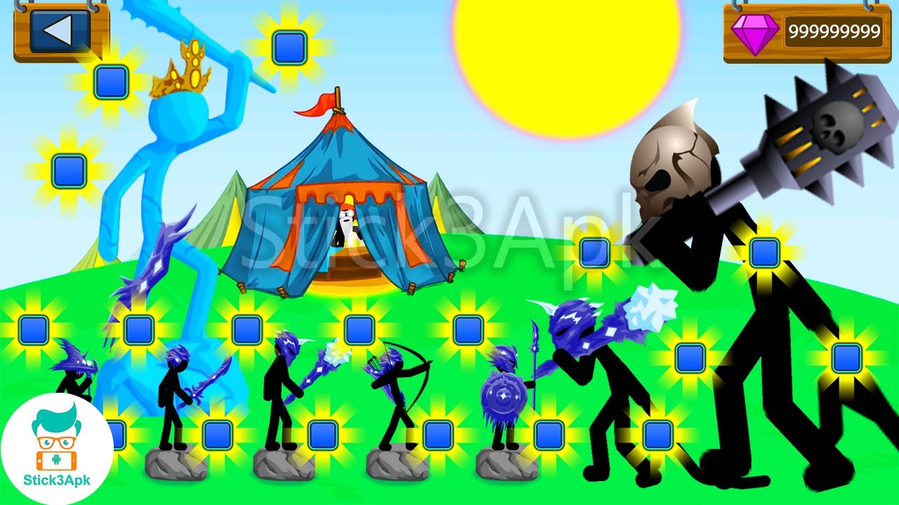 MAX UPGRADE ALL UNITS ICE SKIN STATUE GIANT VS FINAL BOSS | Stick War Legacy Mod | Stick3Apk
