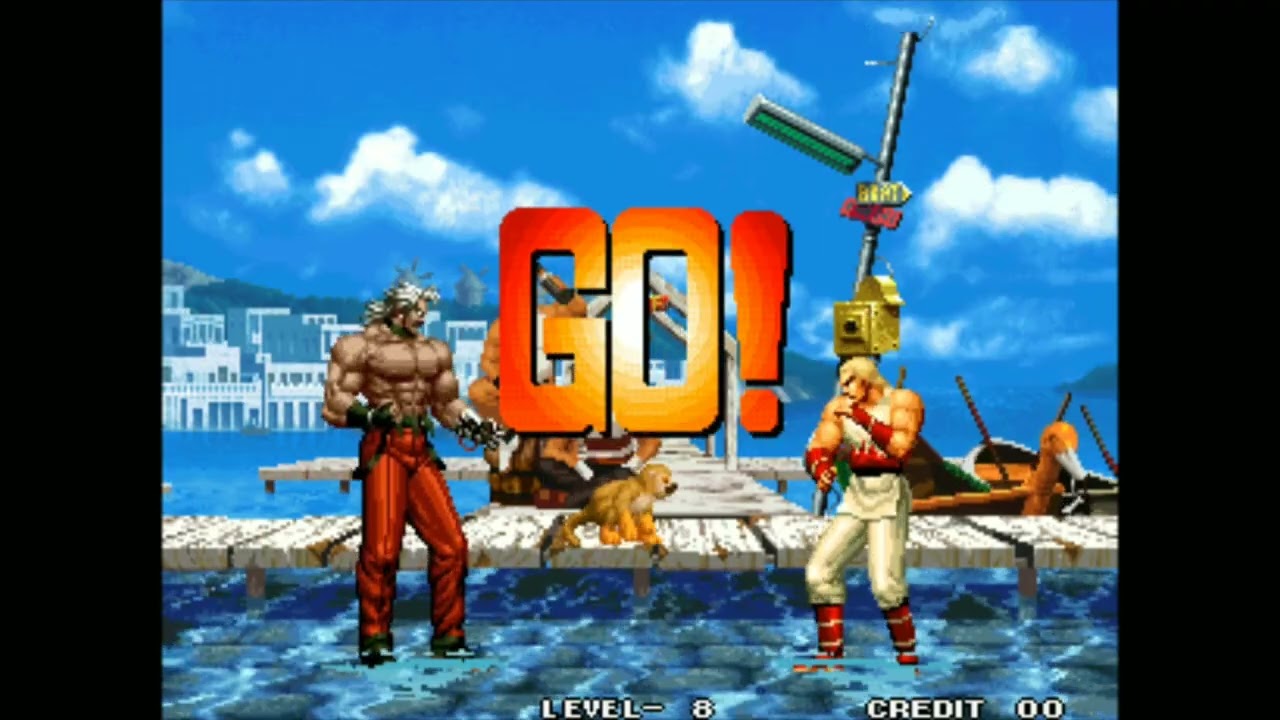 THE KING OF FIGHTERS 95 NEO GEO MVS ARCADE LEVEL 8 OMEGA RUGAL MAI SHIRANUI KYO KUSANAGI