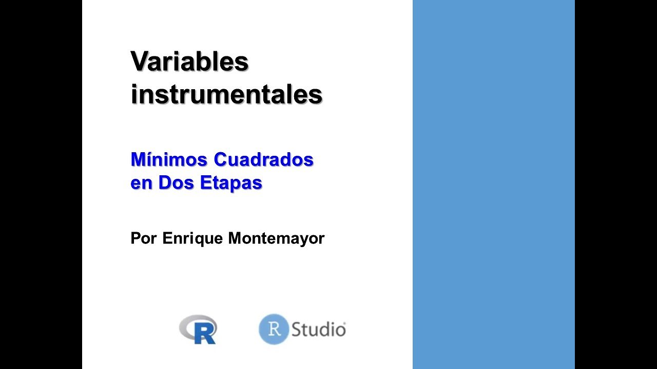 Variables instrumentales - Introducción Variables Instrumentales