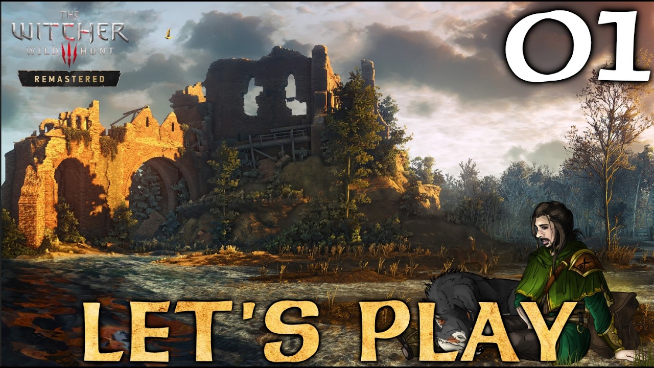 The Witcher 3 Wild Hunt Remastered: Let's Play Part 1 - Lilac & Ash (Gameplay / Walkthrough)