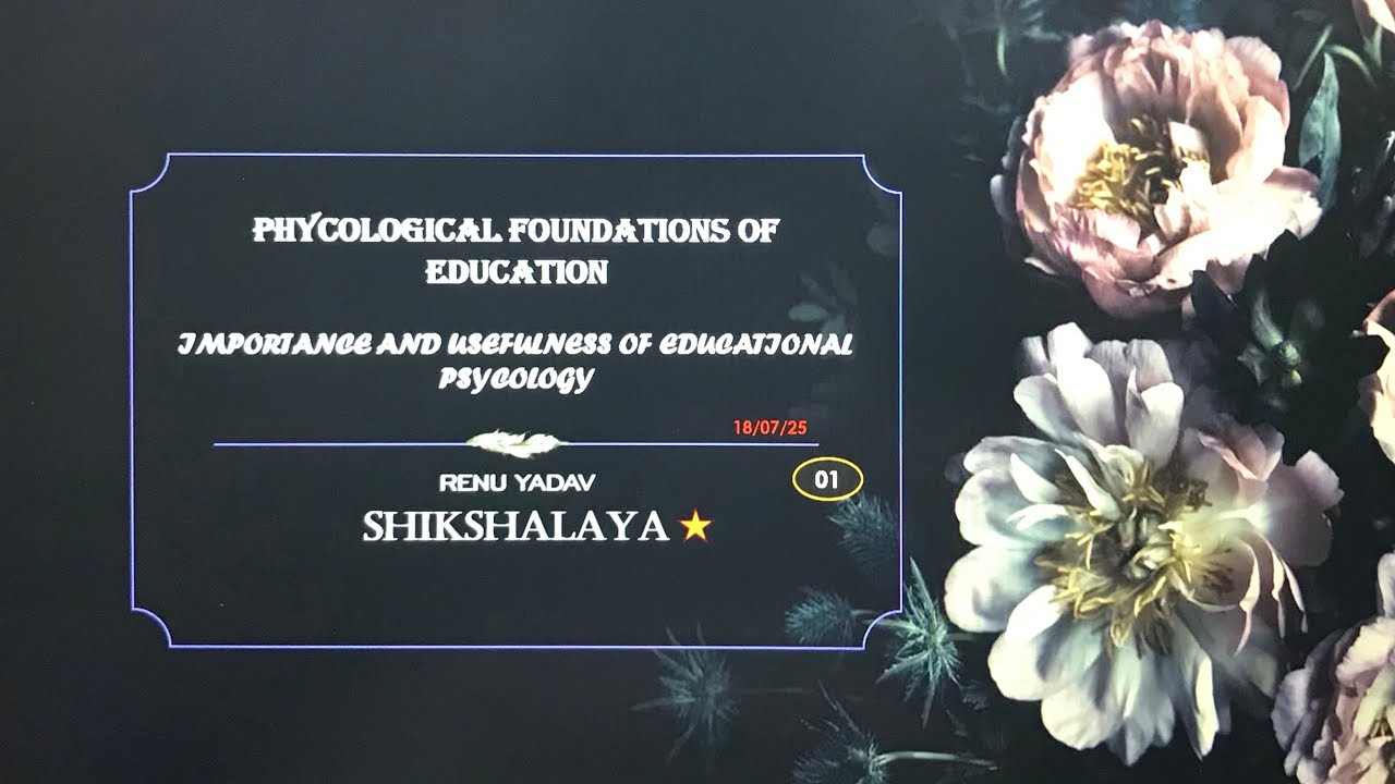 Contribution of education psychology of teaching learning in the field of education.