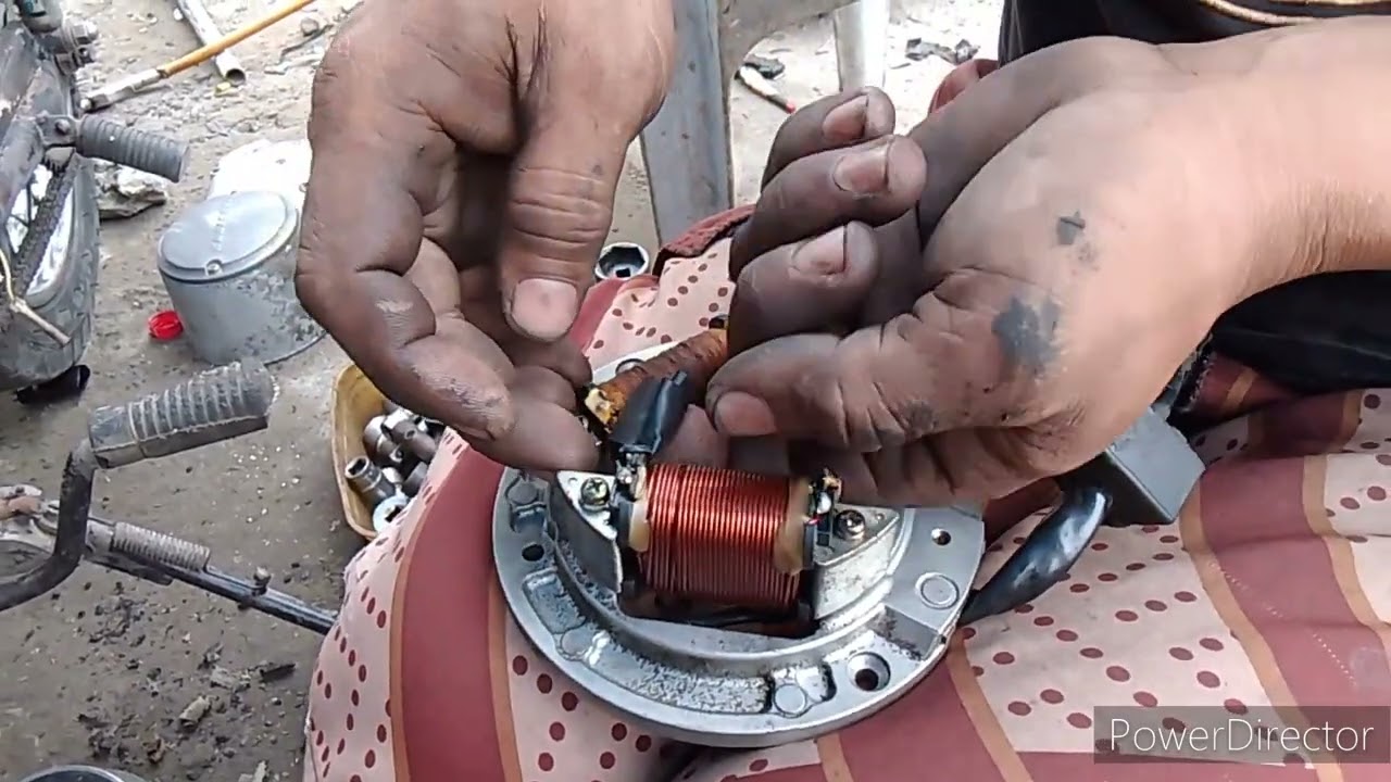 FULL WAVE STATOR COIL TO PROVIDE HIGH  VOLTS TO REGULATOR IN 15V/PANU PAGLAGING LOUBAT ANG BATERY