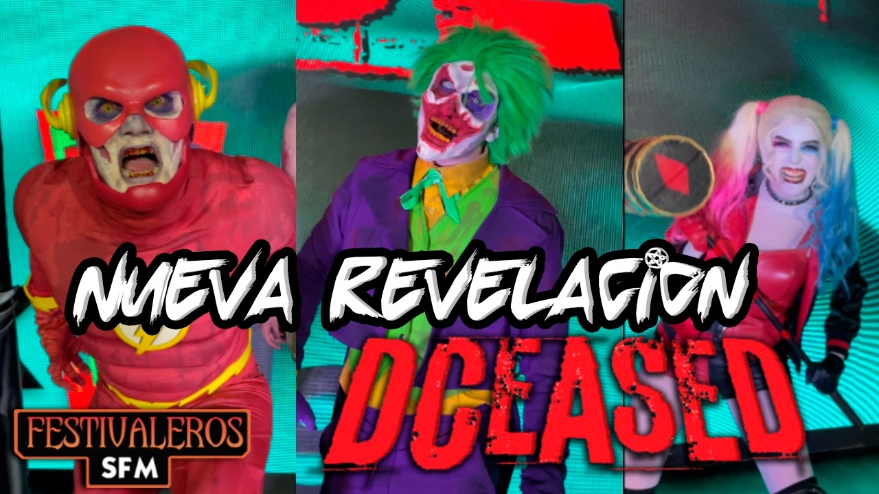 Presentación DCeased en Six Flags México | Nueva atracción Festival del Terror 2024