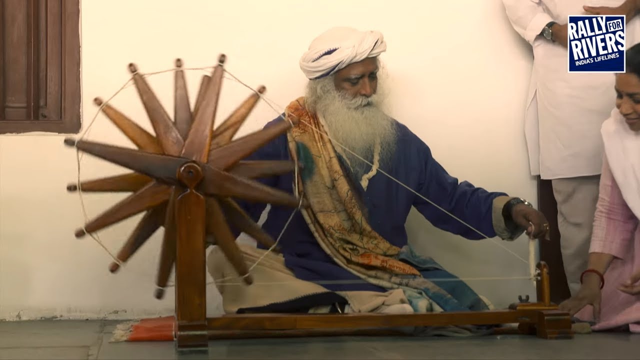 Sadhguru Visits Sabarmati Ashram
