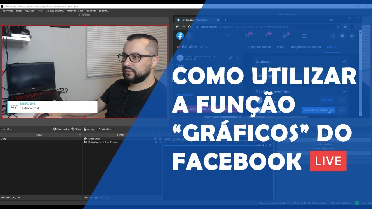 COMO SELECIONAR COMENTÁRIOS DO FACEBOOK PARA SUA LIVE